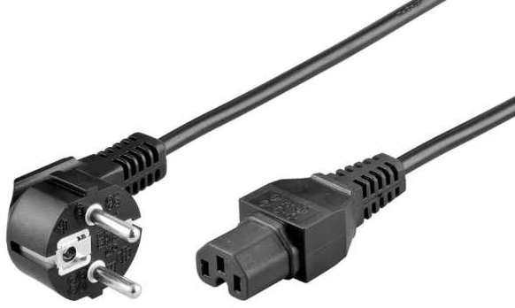 MicroConnect Power Cord CEE 7/7 - C15 1m