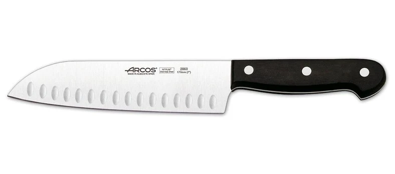 Peilis su rutuliniu šlifuokliu Arcos Santoku, 170/290 mm