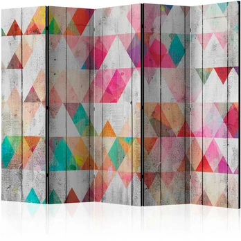 Artgeist Pertvara - Rainbow Triangles II [Room Dividers]