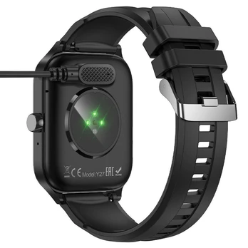 HOCO smartwatch charging cable Y26 / Y27 0,6 m juodas