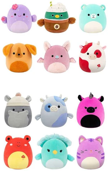 Squishmallows P24 pehmolelu, lajitelma, 19cm