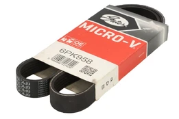 V formos rumbuoti diržai GATES 6PK958 kaina