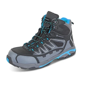 Darbo batai Beeswift S3 Hiker Composite juodi/mėlyni 42