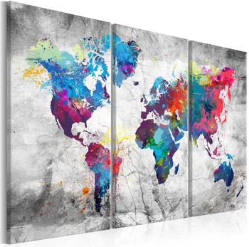 Artgeist Paveikslas - Maps: Pilkas Style