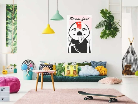 Artgeist Paveikslas - Sloth Trendsetter (1 Part) Vertical