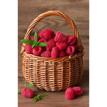 Deimantinis paveikslas Raspberry Basket WD252 27*38 cm