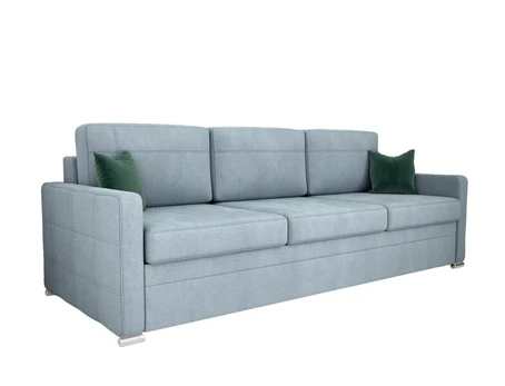 Trivietė sofa - lova AVANT DL, melsva