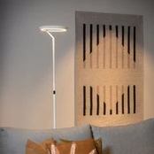 LED stovas Celeste, baltas, aukštis 174 cm, metalas