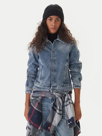 G-Star Raw Džinsinė striukė Kitoh 3D D26776 E207 Mėlyna Regular Fit