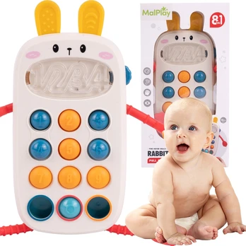 Interaktyvus jutiminis telefonas kūdikiams su garsu