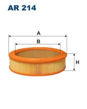 Oro filtras FILTRON AR 214 kaina