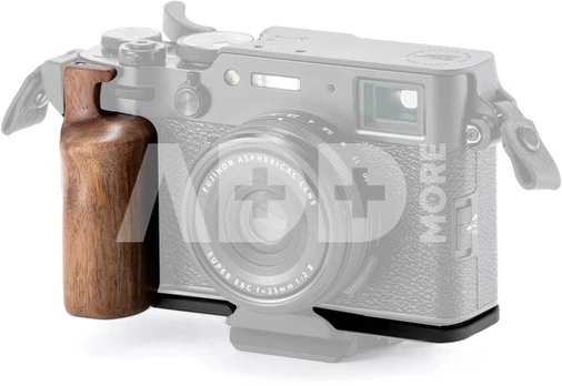 Tilta Mounting Baseplate with Wooden Grip for Fujifilm X100VI - Black