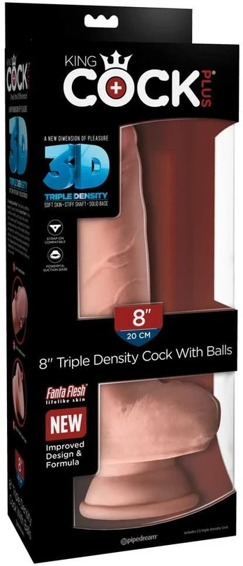 Dildo KINGCOCK TRIPLE DENSITY 24,1 cm