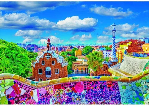 Clementoni CLE puzzle 1000 Compact Park Gul Barcona 39954