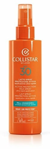 Stiprinantis įdegį pienelis kūnui/veidui Collistar Spray Active Protection SPF30, 200 ml