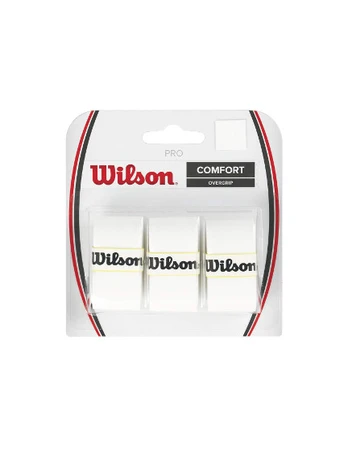 Apvija Wilson Pro Overgrip, balta sp., 3 vnt.
