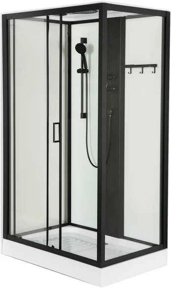 Dušo kabina Galaxy K715 120x80 skaidri/baltas