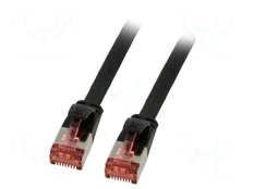 Patch cord | U/FTP | Cat: 6 | RJ45 plug,both sides | stranded | Cu | 3m kaina