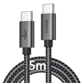 XAOSUN 240 W USB C į USB C laidas 5 m
