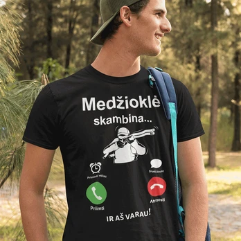 Marškinėliai "Medžioklė skambina"