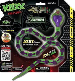 Žaislinė figūrėlė ZING Klixx Creaturez Cobra KX130C