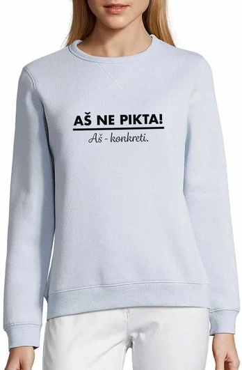 UNISEX pastelinis džemperis "Aš ne pikta"