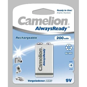 Įkraunami el. „KRONA" 9V 200 mAh, 1 vnt.