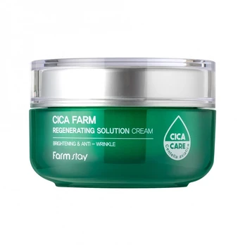 FARMSTAY CICA FARM REGENERATING SOLUTION veido kremas, 50 ml