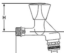 Broen Aftapventil Fork. 1/2 - M/slforskr. Kronegreb