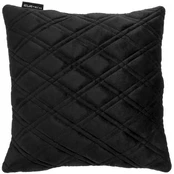 Automobilio pagalvė EVAtech 30x30 cm - juoda / juodos siūlės kaina