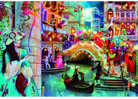 Clementoni CLE puzzle 1000 Compact Carnival Moon 39990