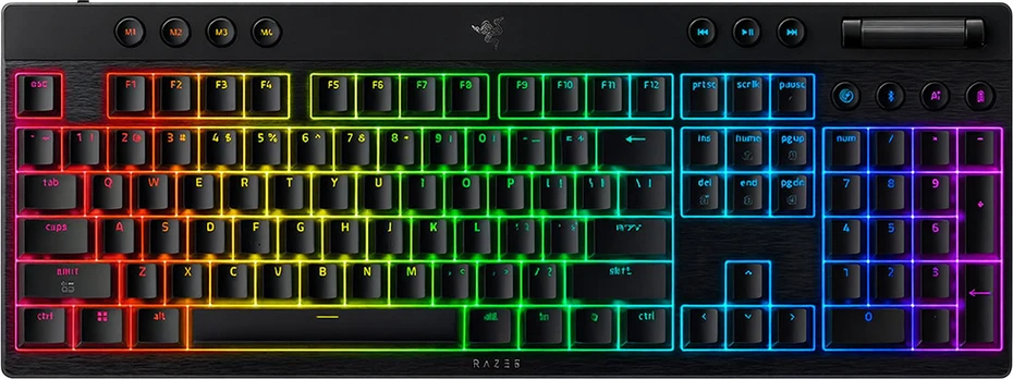 Razer BlackWidow V4 Low-Profile HyperSpeed, Yellow Switch, US