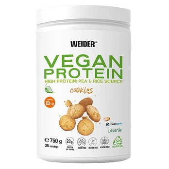 WEIDER Vegan Protein - 750g Braškės