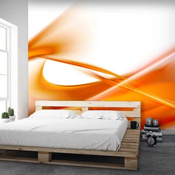 Artgeist Fototapetas - abstract - oranžinis