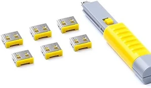 Smart Keeper Smart Keeper SmartKeeper Basic "USB-A prievado" blokatorius gelb 6 Stk. + Key