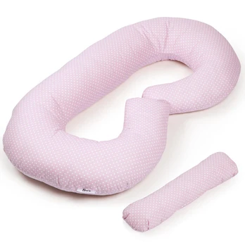 FLUMI maitinimo pagalvė TYPE C, Pink Dots