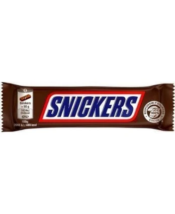 Šokoladinis batonėlis SNICKERS, 50 g