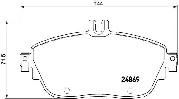 Brake pads - tuning Xtra P 50 093X front
