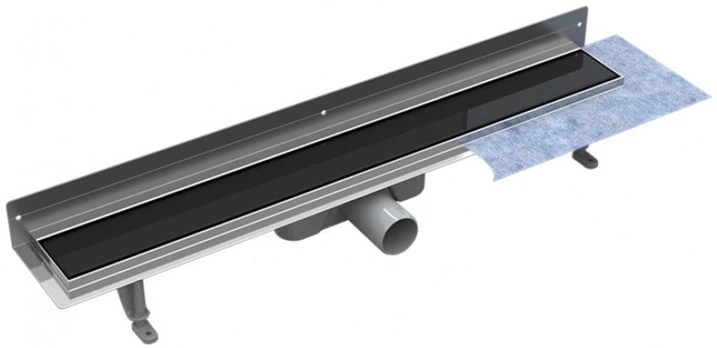 Dušo latakas Besco Virgo Next Black, 60 cm