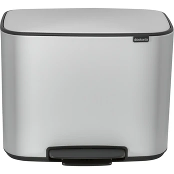 Brabantia šiukšliadėžė Bo, 3x11 l, balta