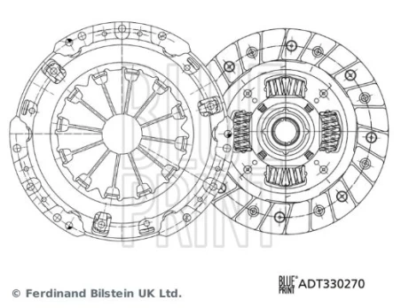 Sankabos komplektas BLUE PRINT ADT330270
