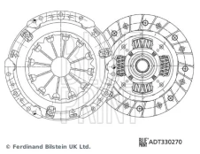 Sankabos komplektas BLUE PRINT ADT330270 kaina