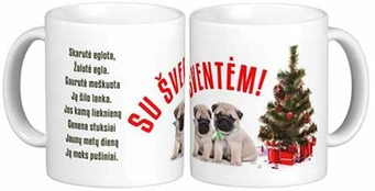 Puodelis "Skarutė eglota"