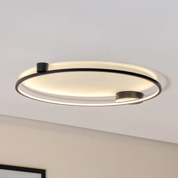 Šviestuvas Saturno Juodas 46W LED