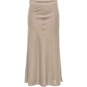ONLY Midi sijonas Goa 15363690 Smėlio Regular Fit