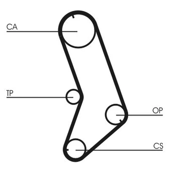 CONTI CT 647 Timing belt