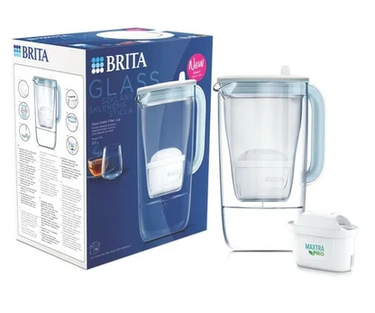 Brita Filter glass teapot 2,5l light mėlynas NEW 2024