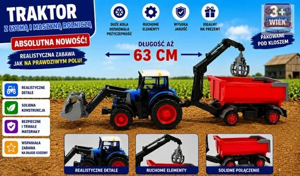 09650 TRAKTORIUS SU ŽEMĖS ŪKIO MAŠINA
