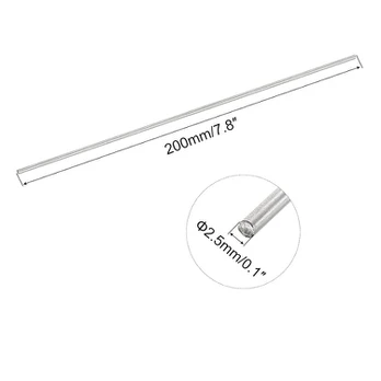 Titano strypas Tc4 apvalus 2.5x200mm