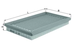 Oro filtras MAHLE LX595 kaina